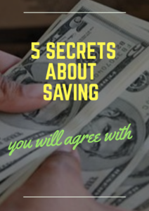 5 secrets about saving