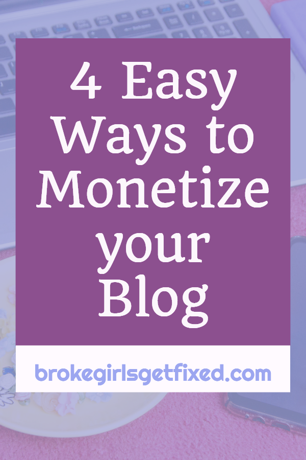 monetizing your blog