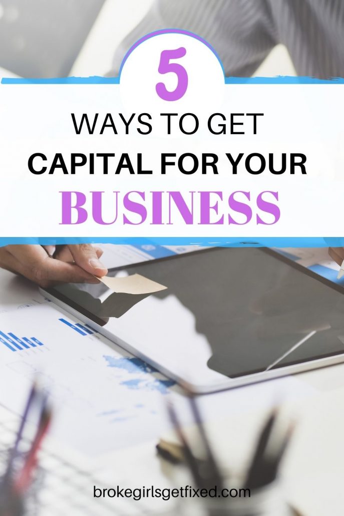 how to get capital for your business