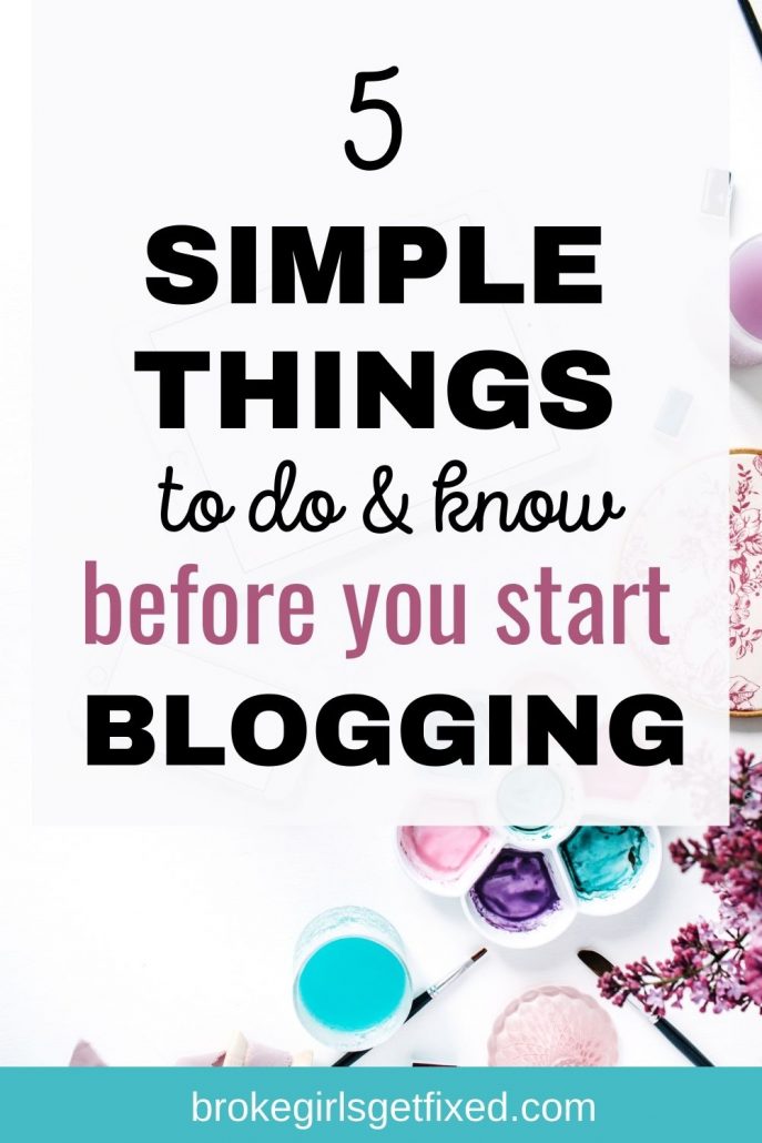 things to do before you start a blog