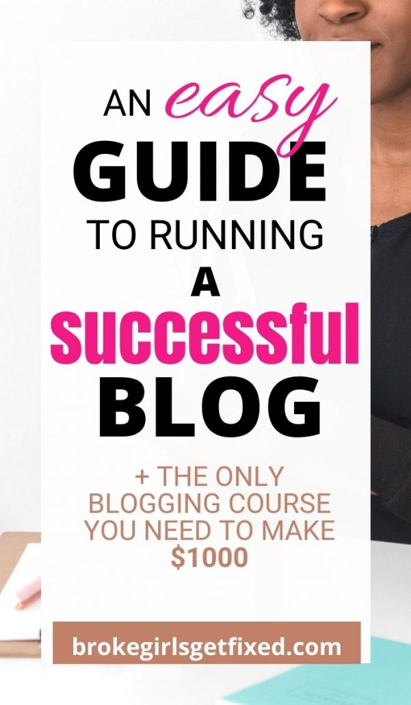 an easy guide to owning and creating a successful blog