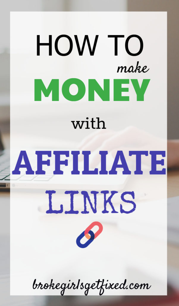 make money with affiliate links