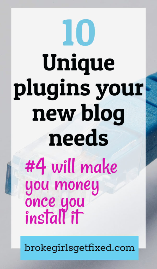 10 unique plugins your new blog needs.