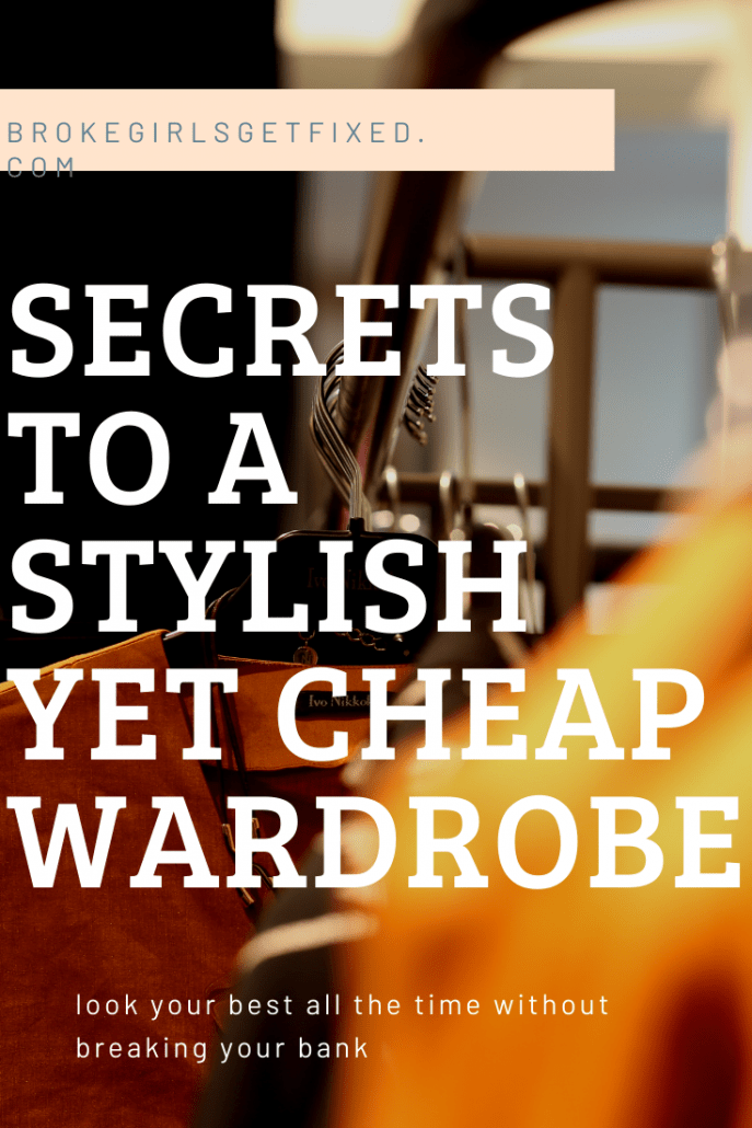 secrets to a stylish yet cheap wardrobe 