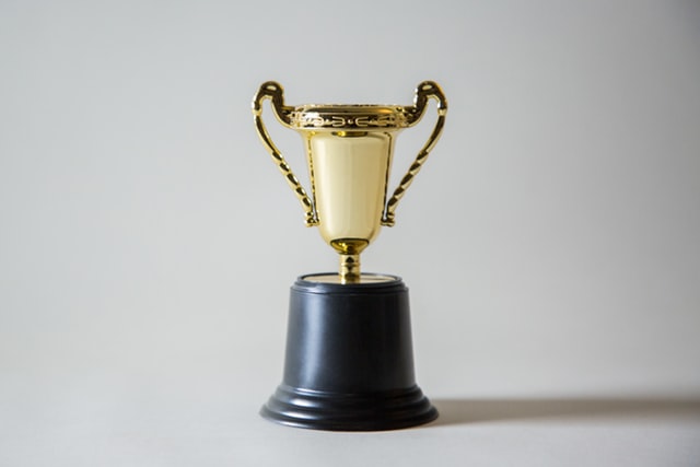 a trophy: reward your customers