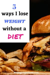 ways to lose weight without a diet