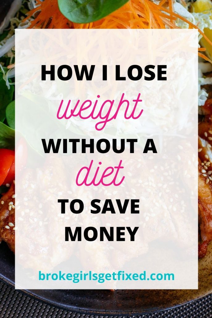 lose weight without a diet to save money