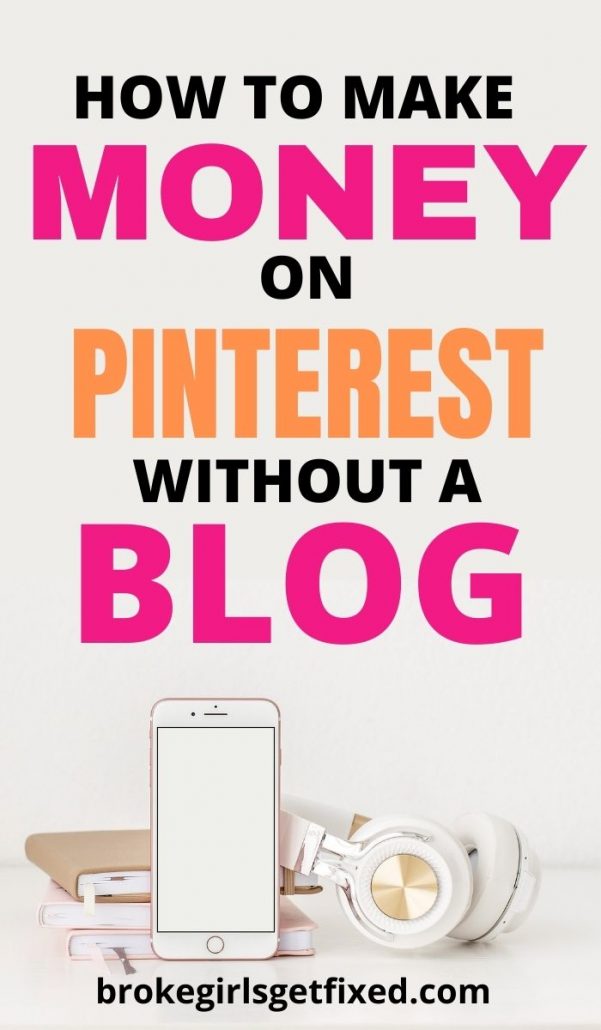 making money online is possible without blogging. Learn how to make money on Pinterest with no experience or blogging needed.