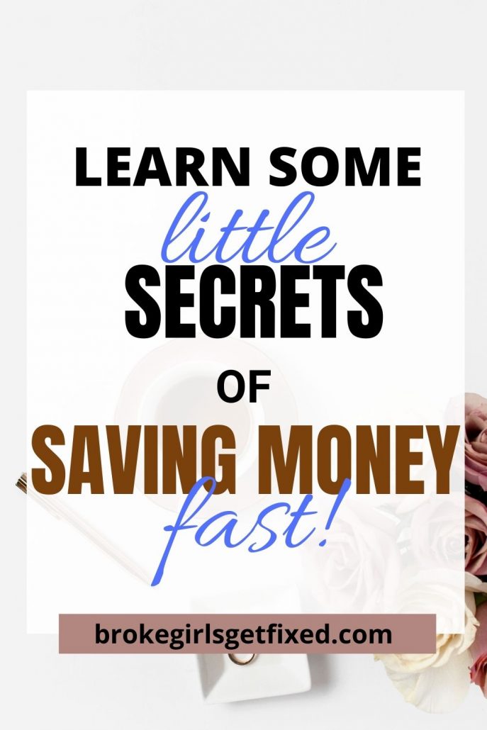 little secrets of saving money fast