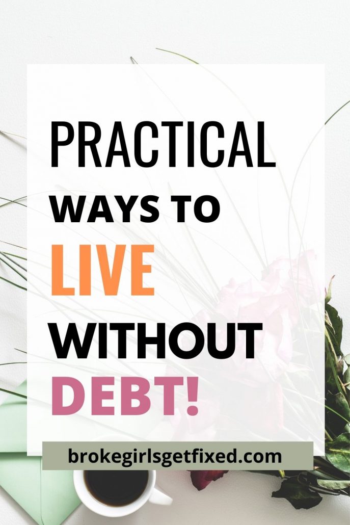 ways to live without debt