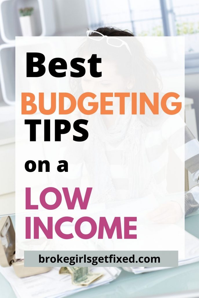 simple budgeting tips on a low income 
