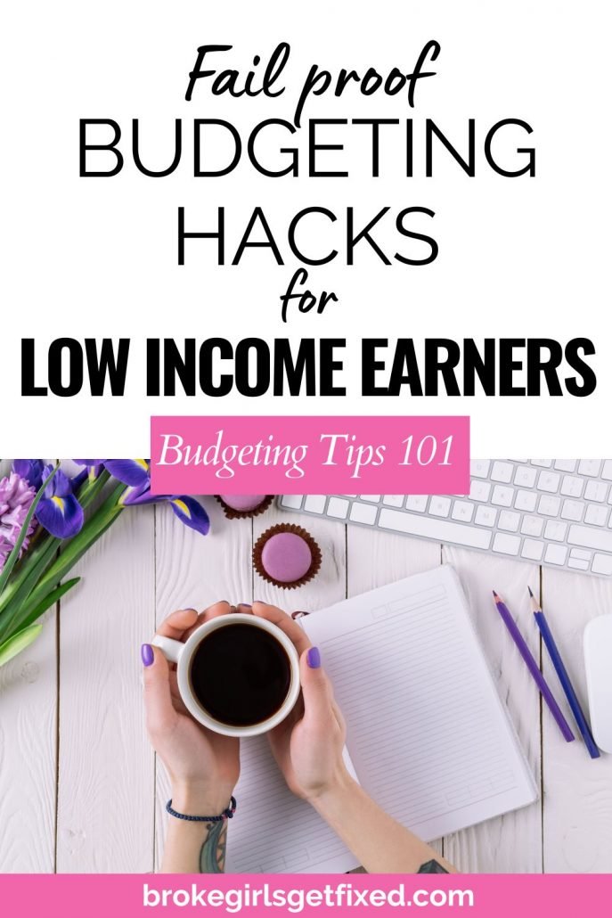 simple budgeting tips on a low income