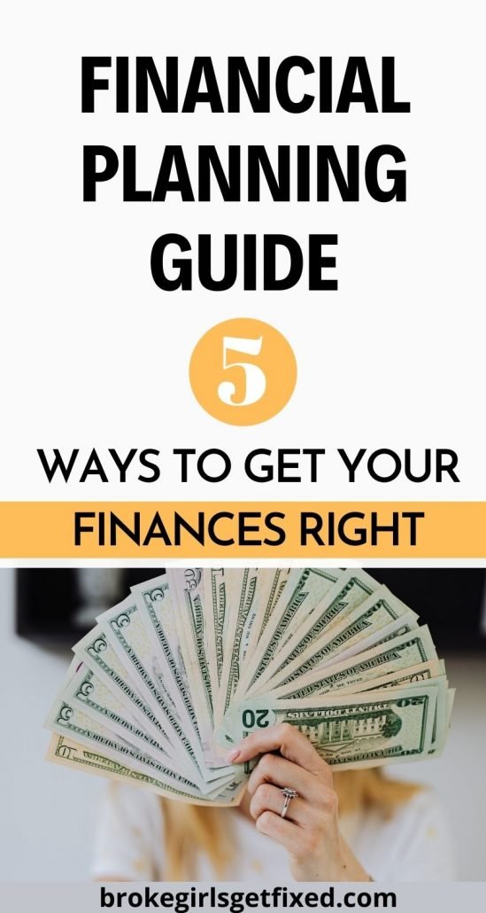financial planning guide. 5 simple ways to get your financial freedom and crush every financial goals you set