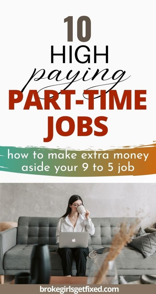 high paying part-time jobs to try.