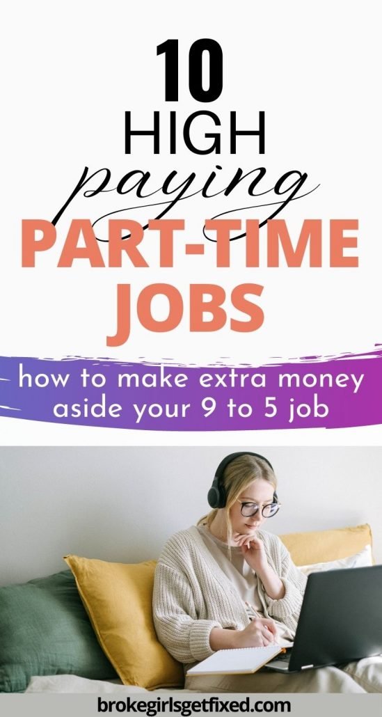 not every part-time job pays well. But here is a list of high paying part-time jobs.