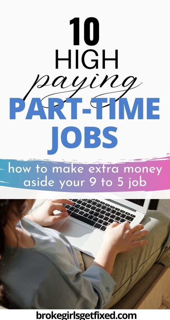high paying part-time jobs