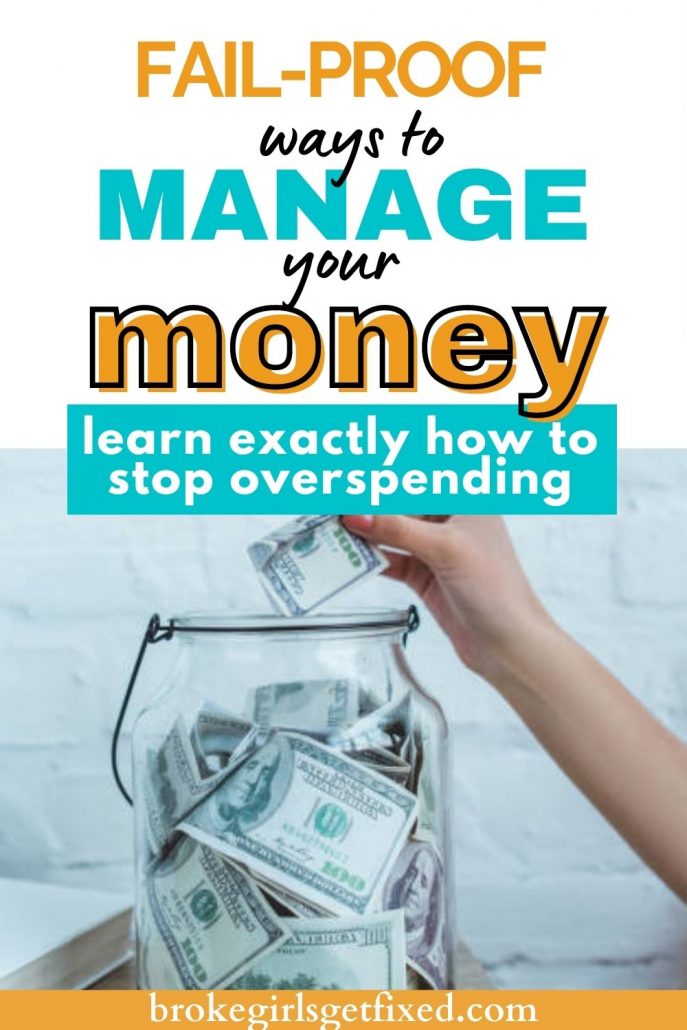 how to stop overspending and manage your money