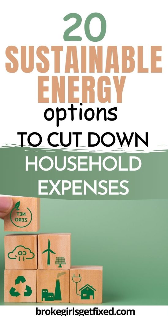 20 sustainable energy to use at home to save money